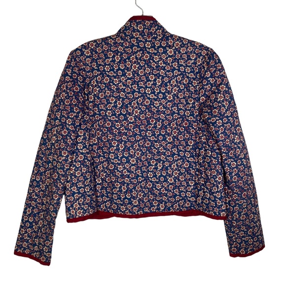 Vintage Ms Paquette Calico Print Quilted Jacket. Gunne Sax inspired. Size Medium - Picture 2 of 8